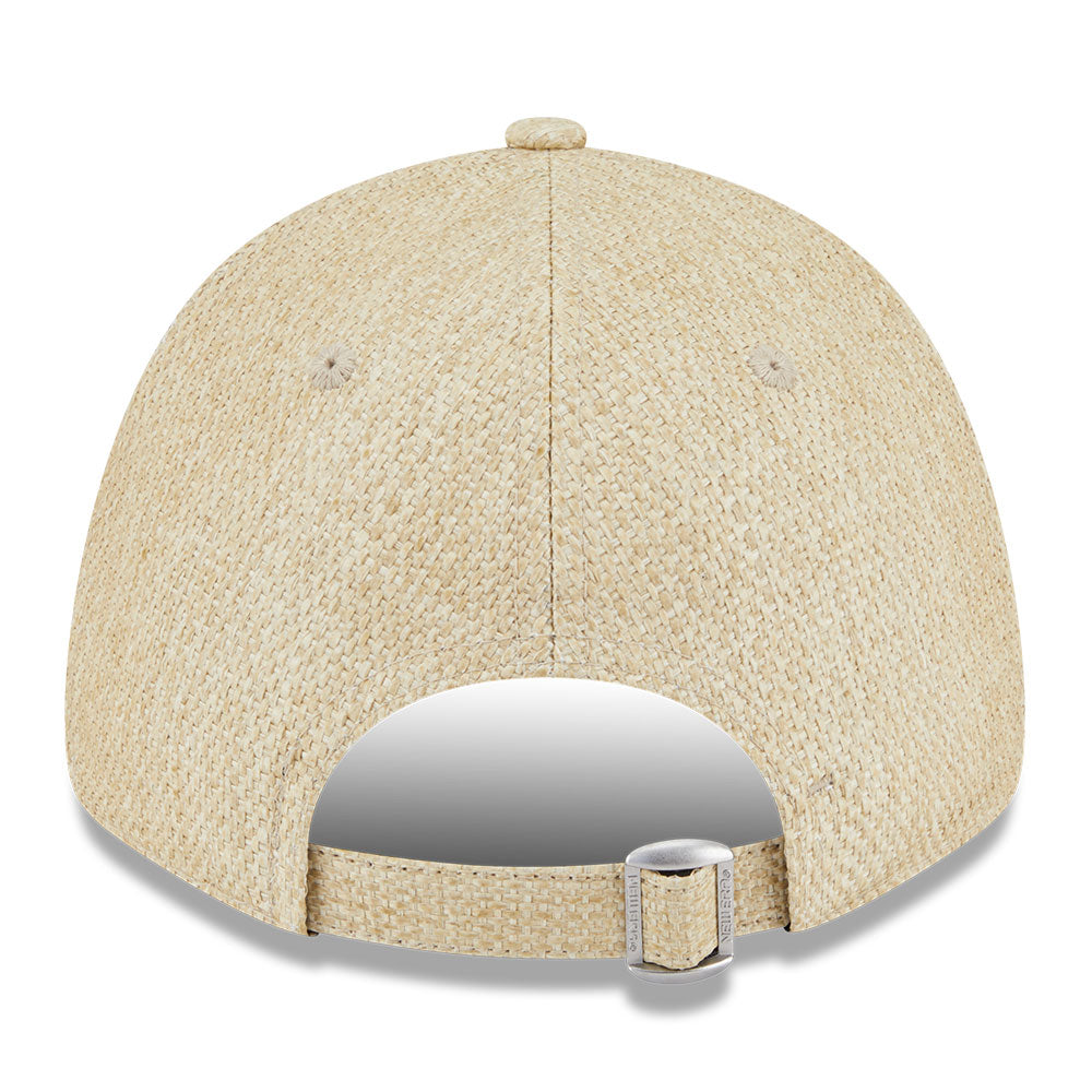 new era new york yankees raffia stone 9forty adjustable cap detail and color