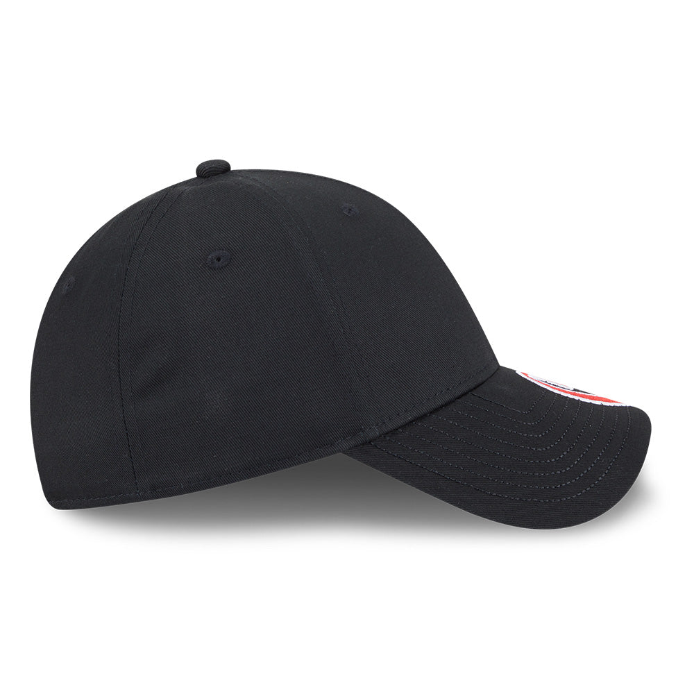 chicago bulls mix league cross panels black 9forty adjustable cap other side