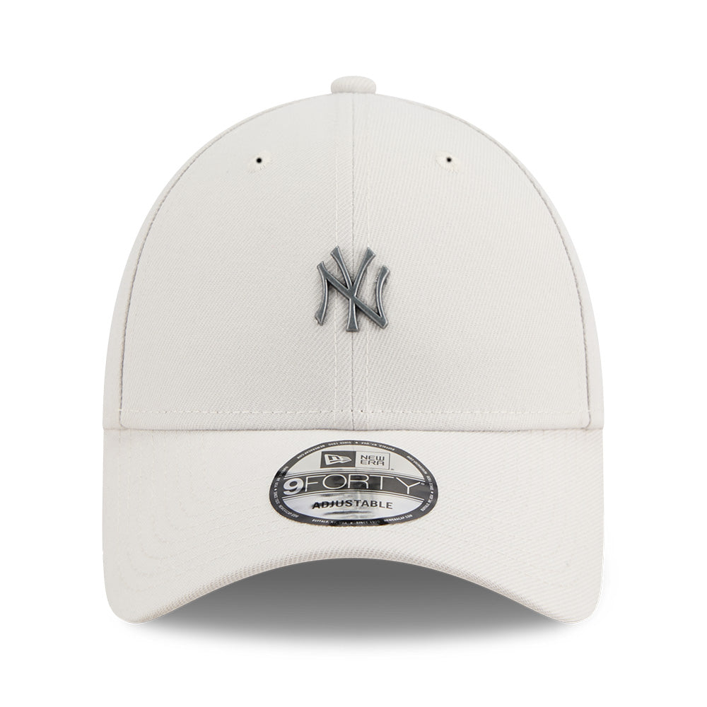 new york yankees rough mini metal badge ss26 vintage stone 9forty adjustable cap opposite