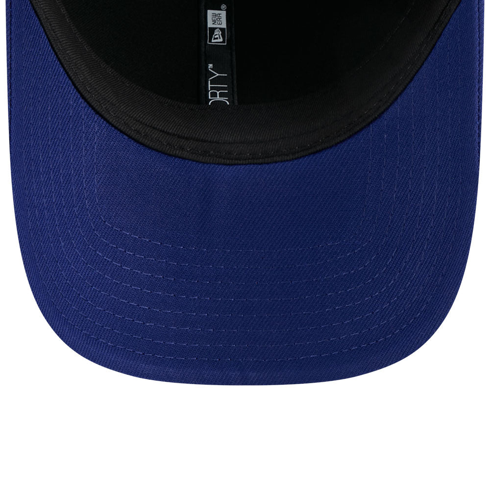 new era los angeles dodgers metal badge ss26 dark royal 9forty adjustable cap detail and color