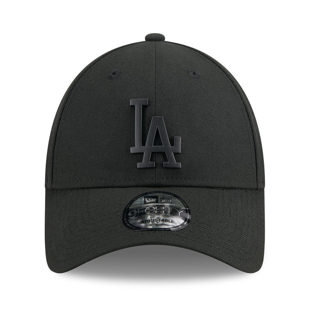 new era los angeles dodgers metal badge ss26 black 9forty adjustable cap opposite