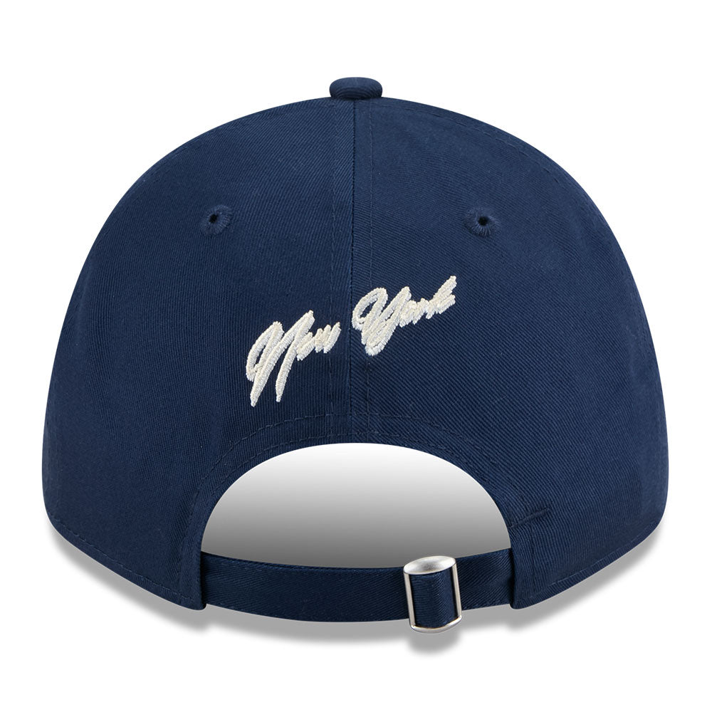 new era new york yankees league mix game day oceanside blue 9forty adjustable cap detail and color