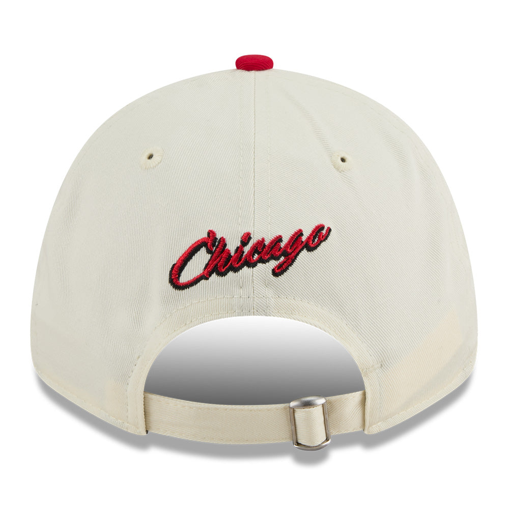 new era chicago bulls league mix game day chrome white red 9forty adjustable cap opposite