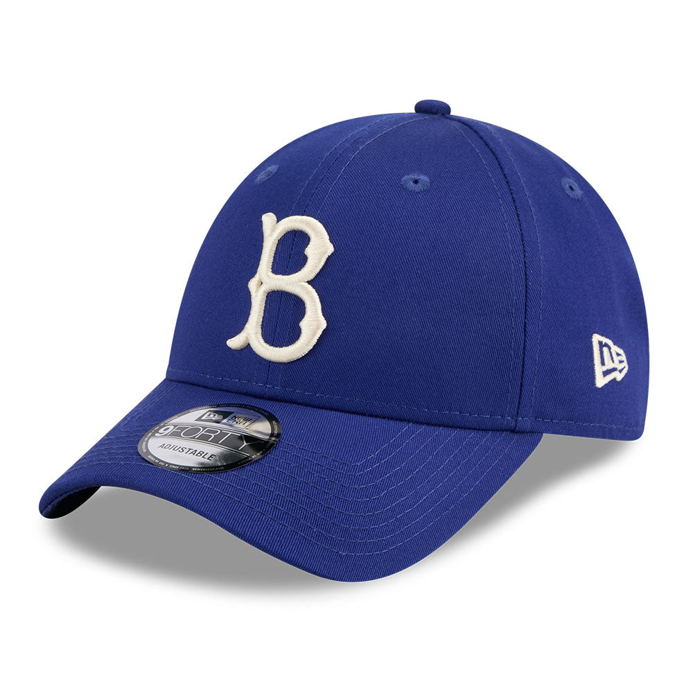 new era brooklyn dodgers league mix game day dark royal 9forty adjustable cap side