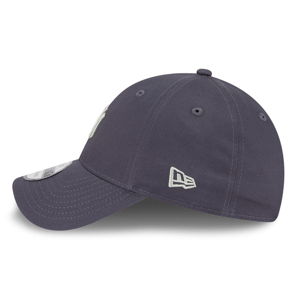 new york yankees color era ss26 graphite 9forty adjustable cap side