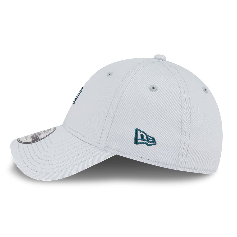 new era new york yankees mini logo color era ss26 silver snow 9forty adjustable cap side