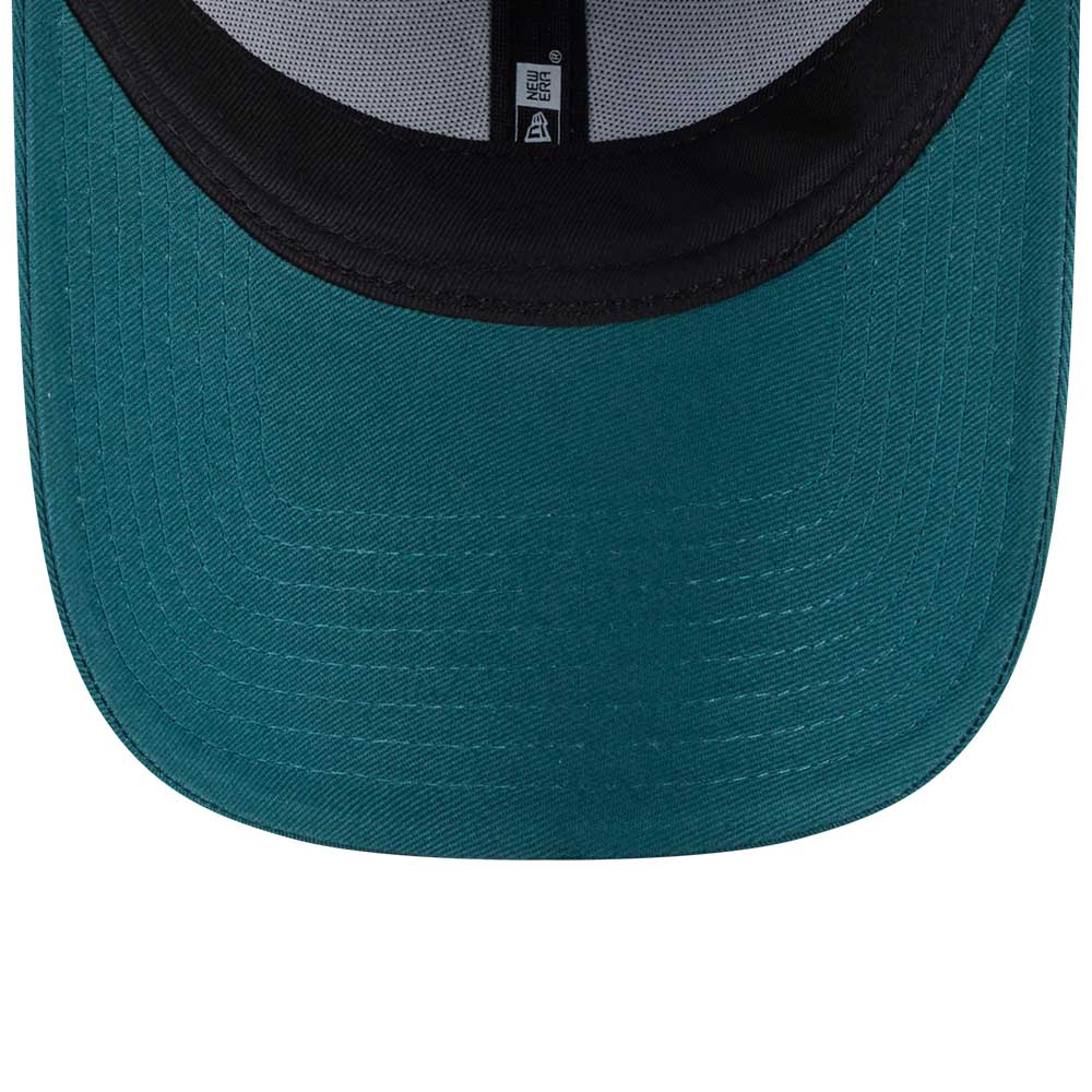 new era new york yankees mini logo color era ss26 pine needle green 9forty adjustable cap detail and color