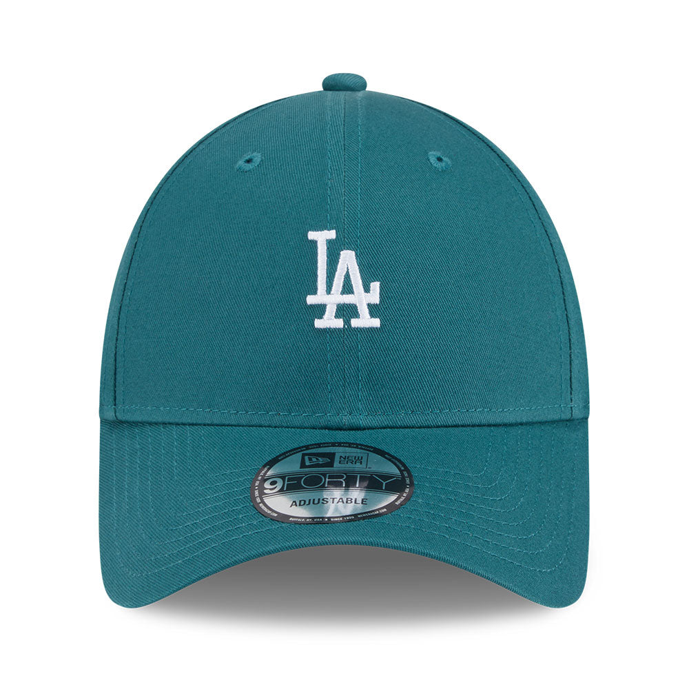 new era los angeles dodgers mini logo color era ss26 pine needle green 9forty adjustable cap opposite