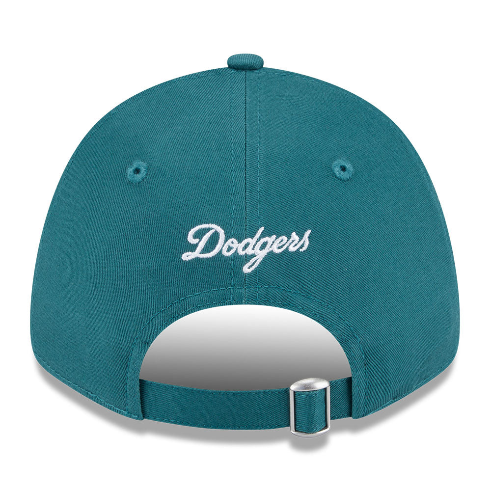 new era los angeles dodgers mini logo color era ss26 pine needle green 9forty adjustable cap angle