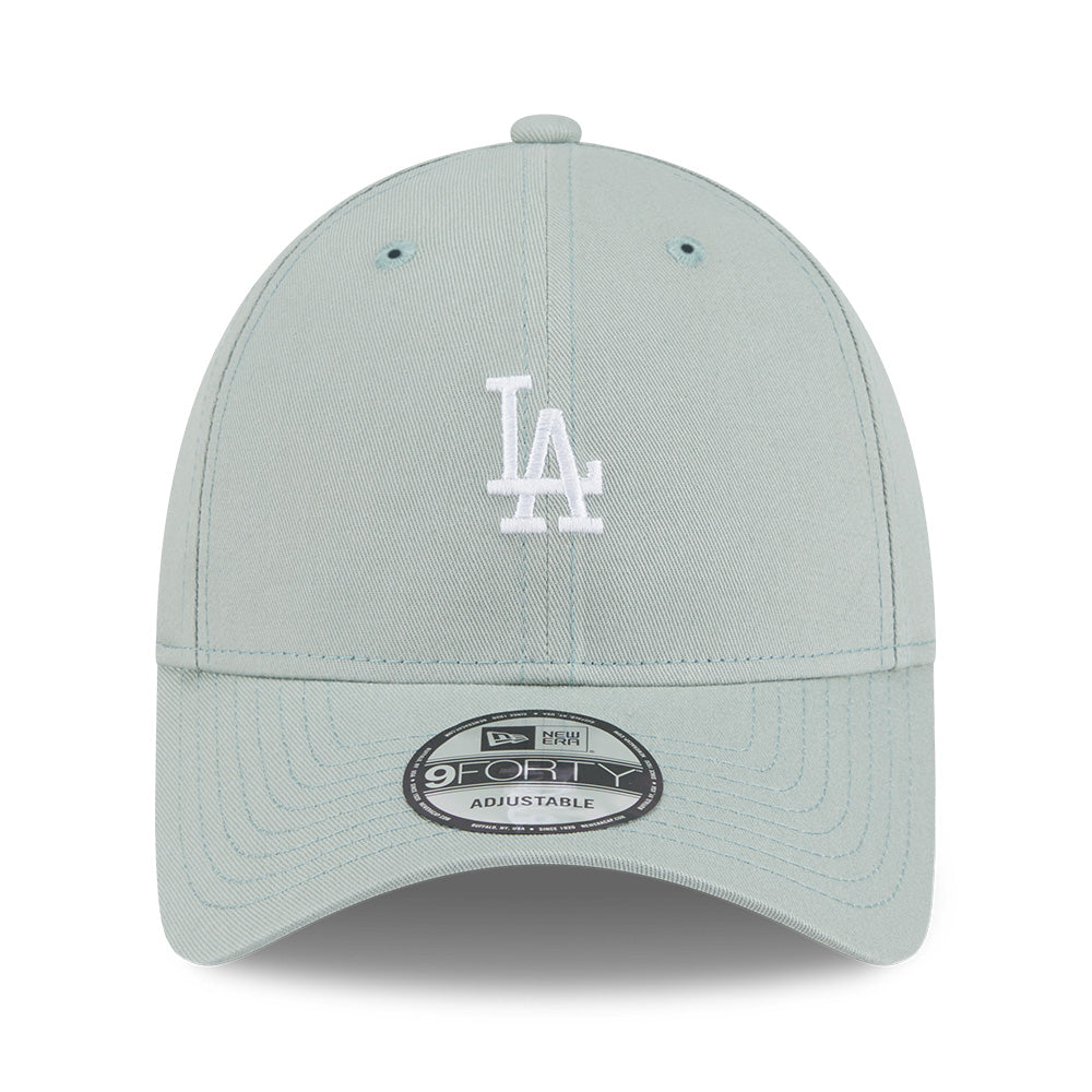 los angeles dodgers mini logo color era ss26 everest green 9forty adjustable cap opposite