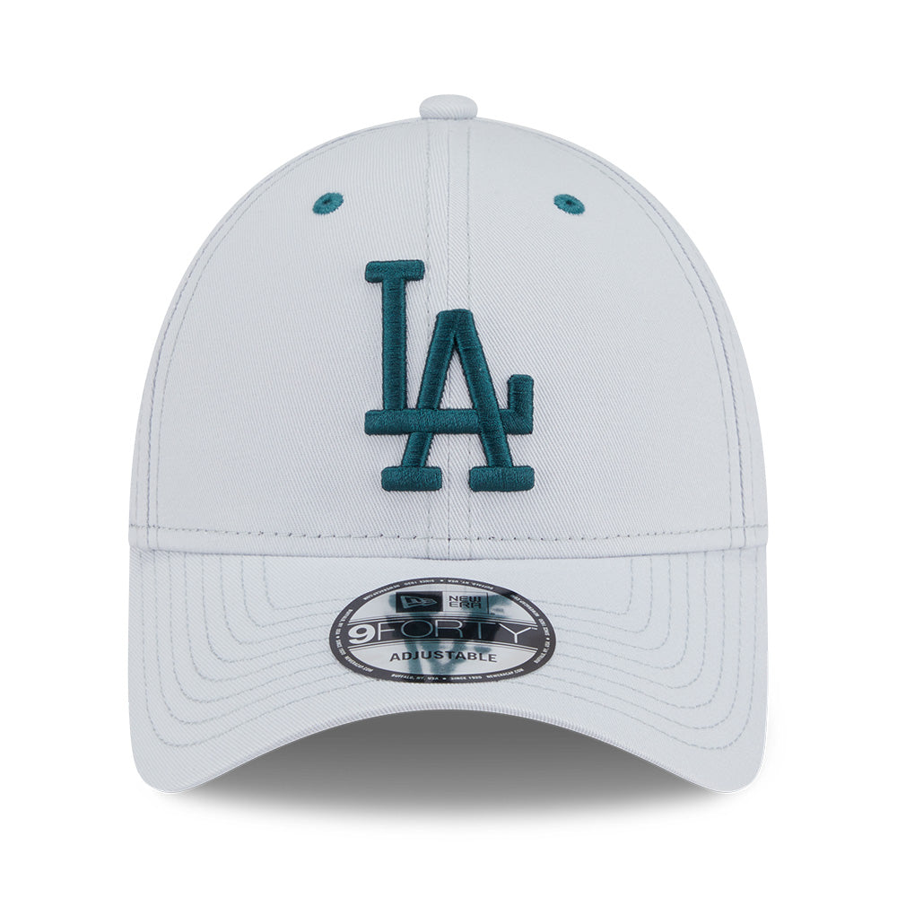 new era los angeles dodgers color era ss26 silver snow 9forty adjustable cap opposite