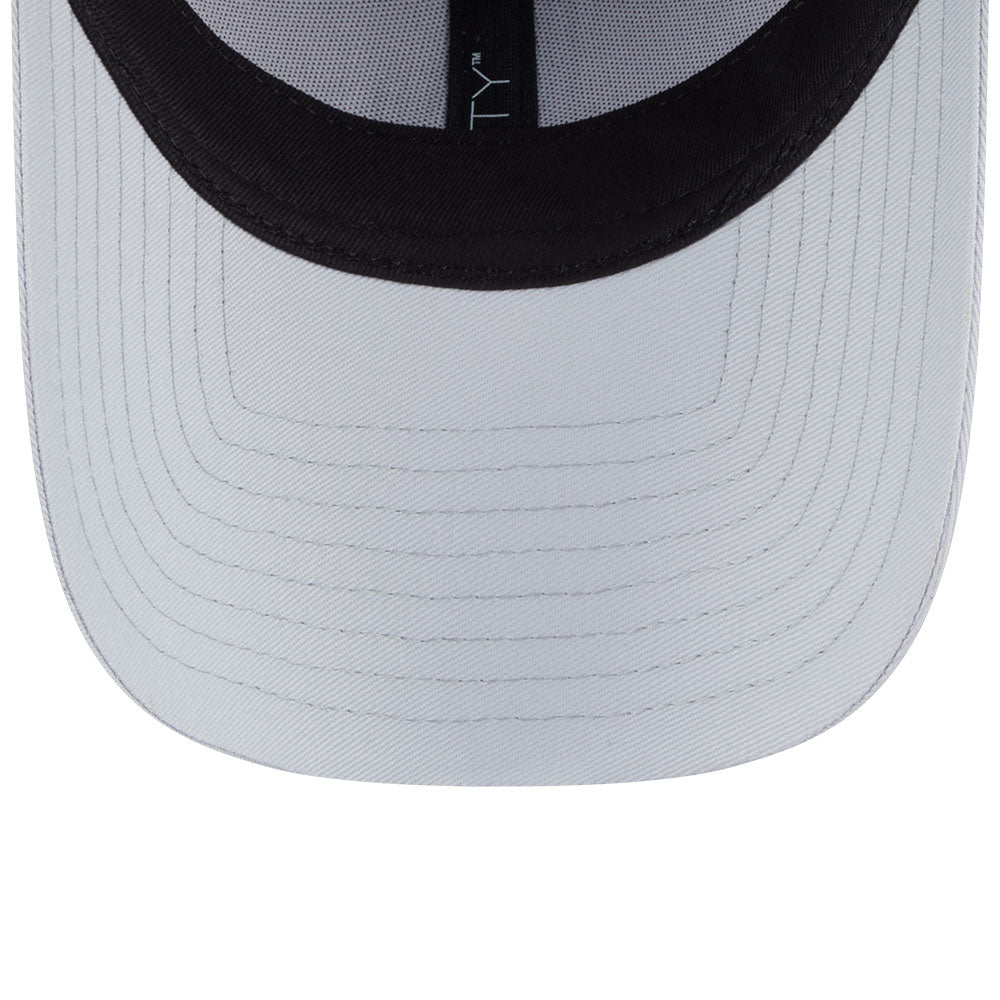 new era los angeles dodgers color era ss26 silver snow 9forty adjustable cap detail and color