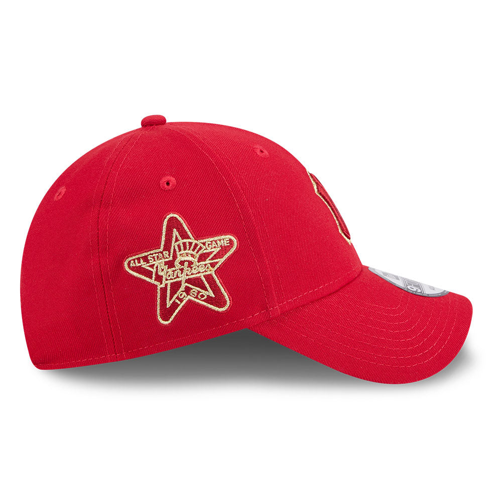 new york yankees cny red pack ss26 scarlet 9forty adjustable cap other side
