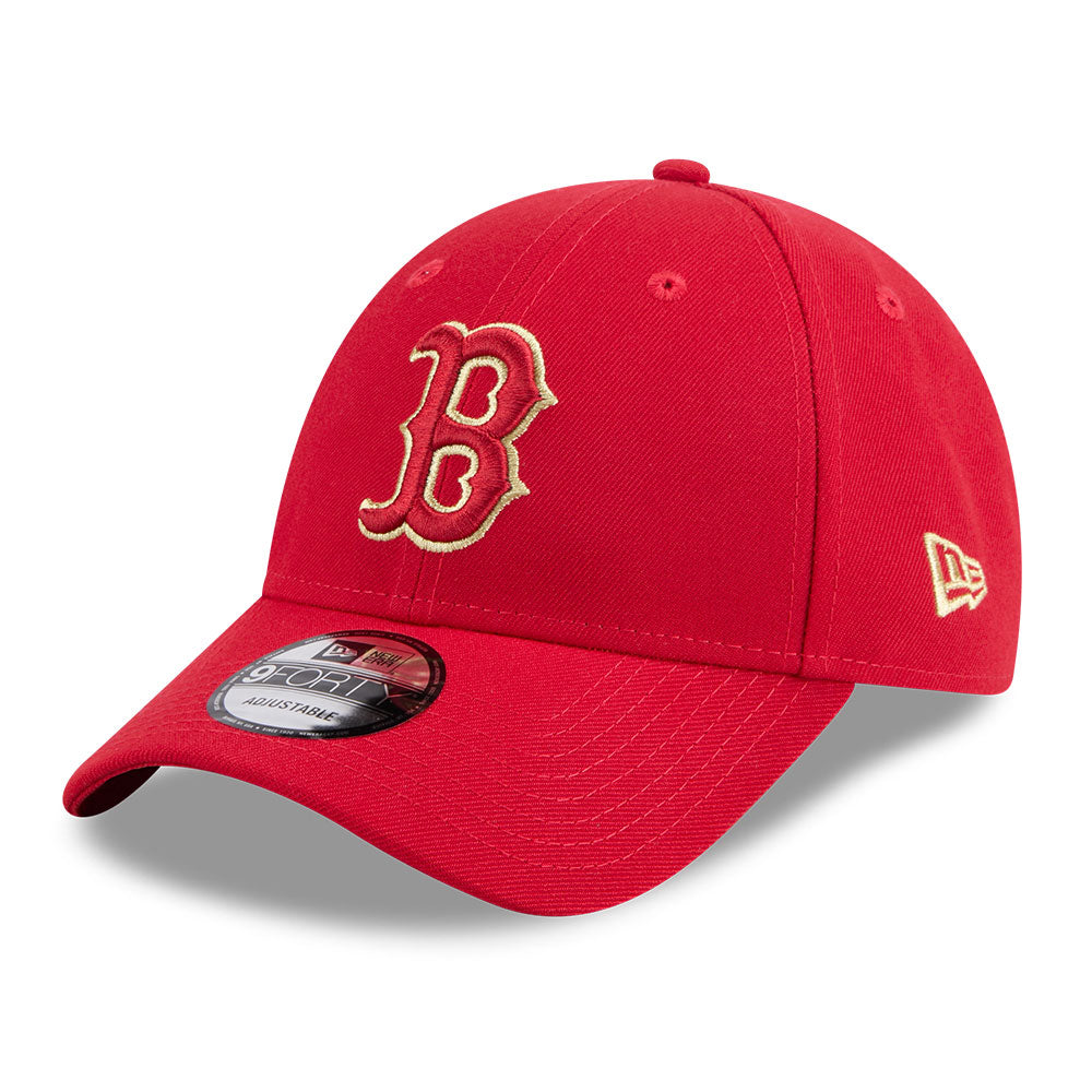 boston red sox cny red pack ss26 scarlet 9forty adjustable cap side