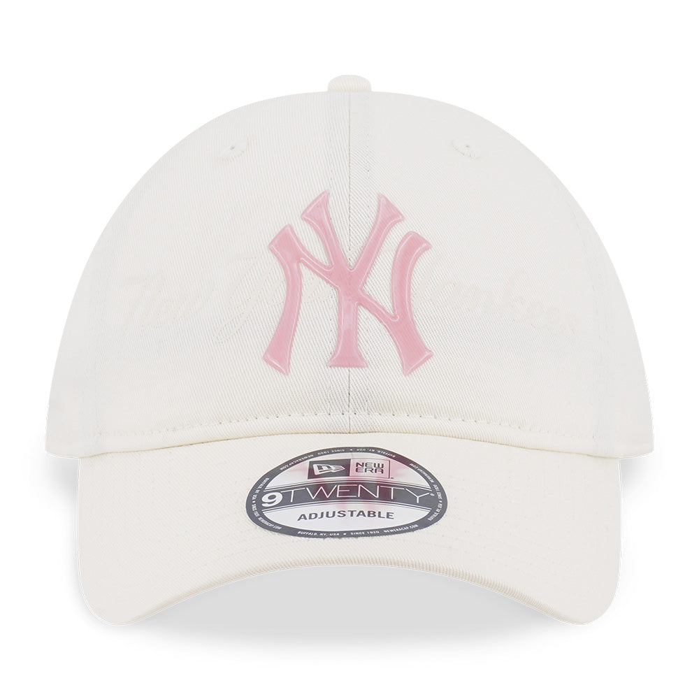 new era new york yankees jelly pack chrome white 9twenty adjustable cap side