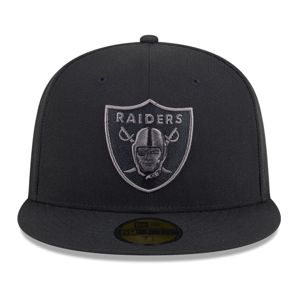new era las vegas raiders raiders wear black 59fifty fitted cap opposite