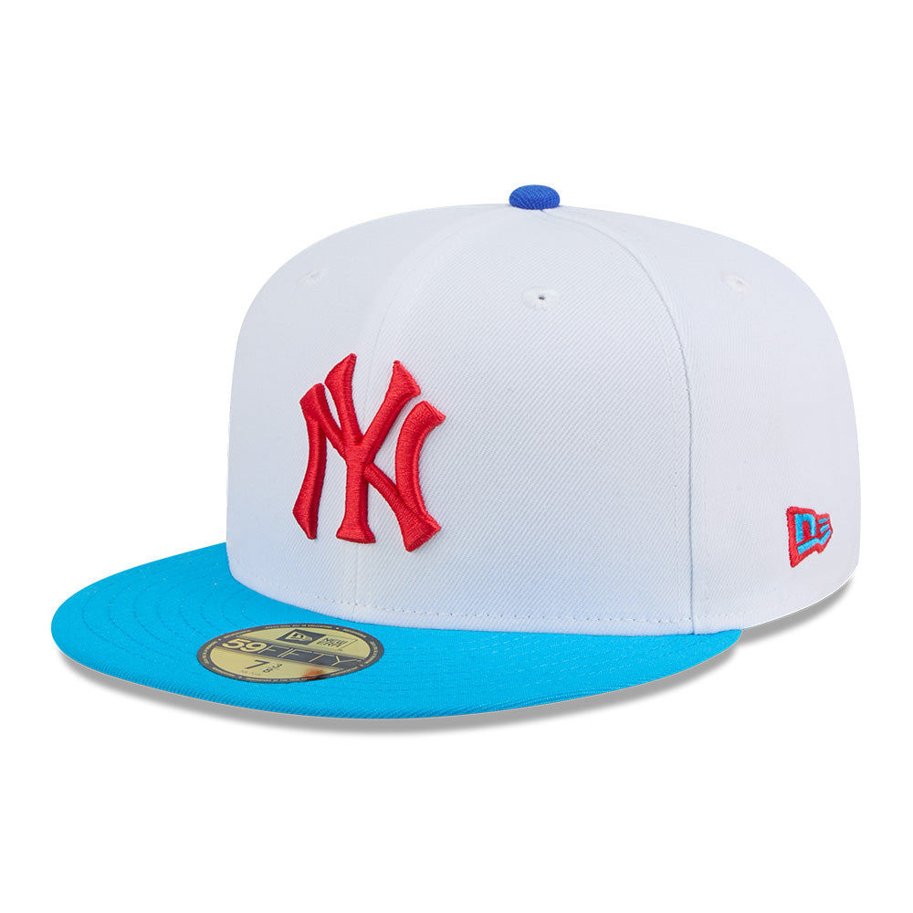 new era new york yankees 5950 pack ramune white 59fifty fitted cap side
