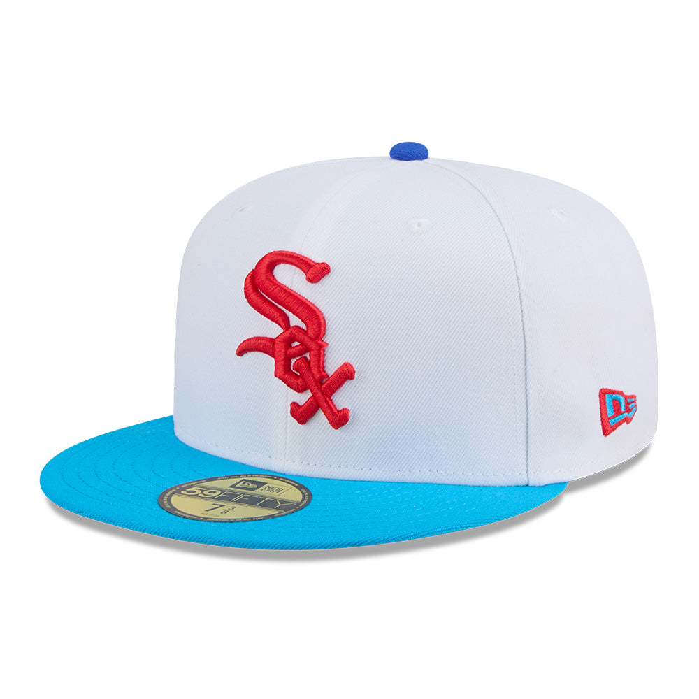 new era chicago white sox 5950 pack ramune white 59fifty fitted cap side