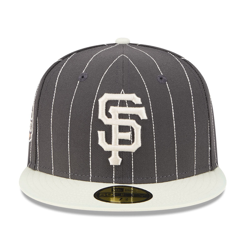 San Francisco Giants 5950 Pack Stripes Graphite 59FIFTY Fitted Cap