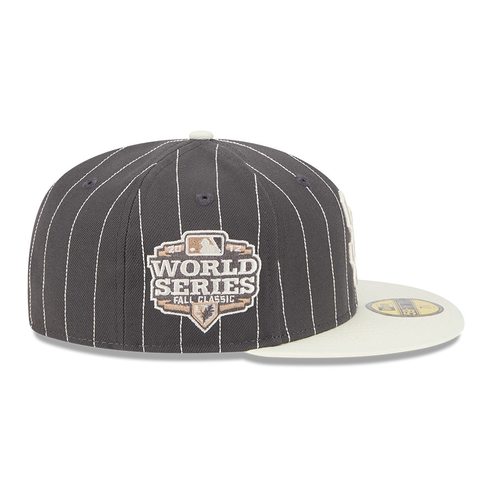 San Francisco Giants 5950 Pack Stripes Graphite 59FIFTY Fitted Cap