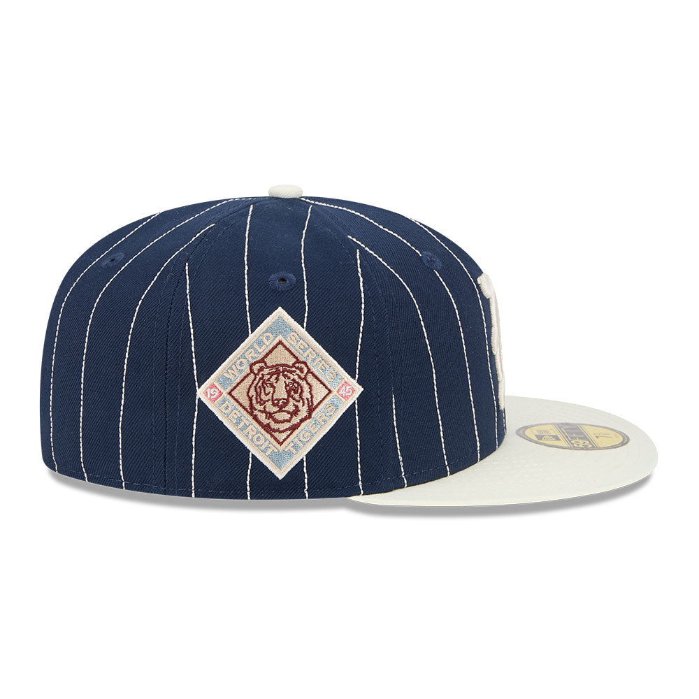 Detroit Tigers 5950 Pack Stripes Oceanside Blue 59FIFTY Fitted Cap
