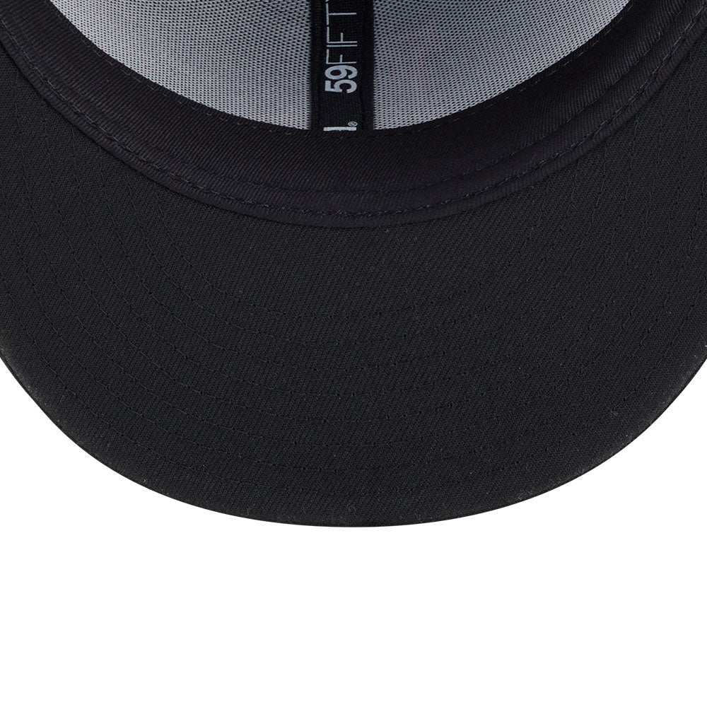 new era los angeles dodgers 5950 pack neon glow black 59fifty fitted cap detail and color