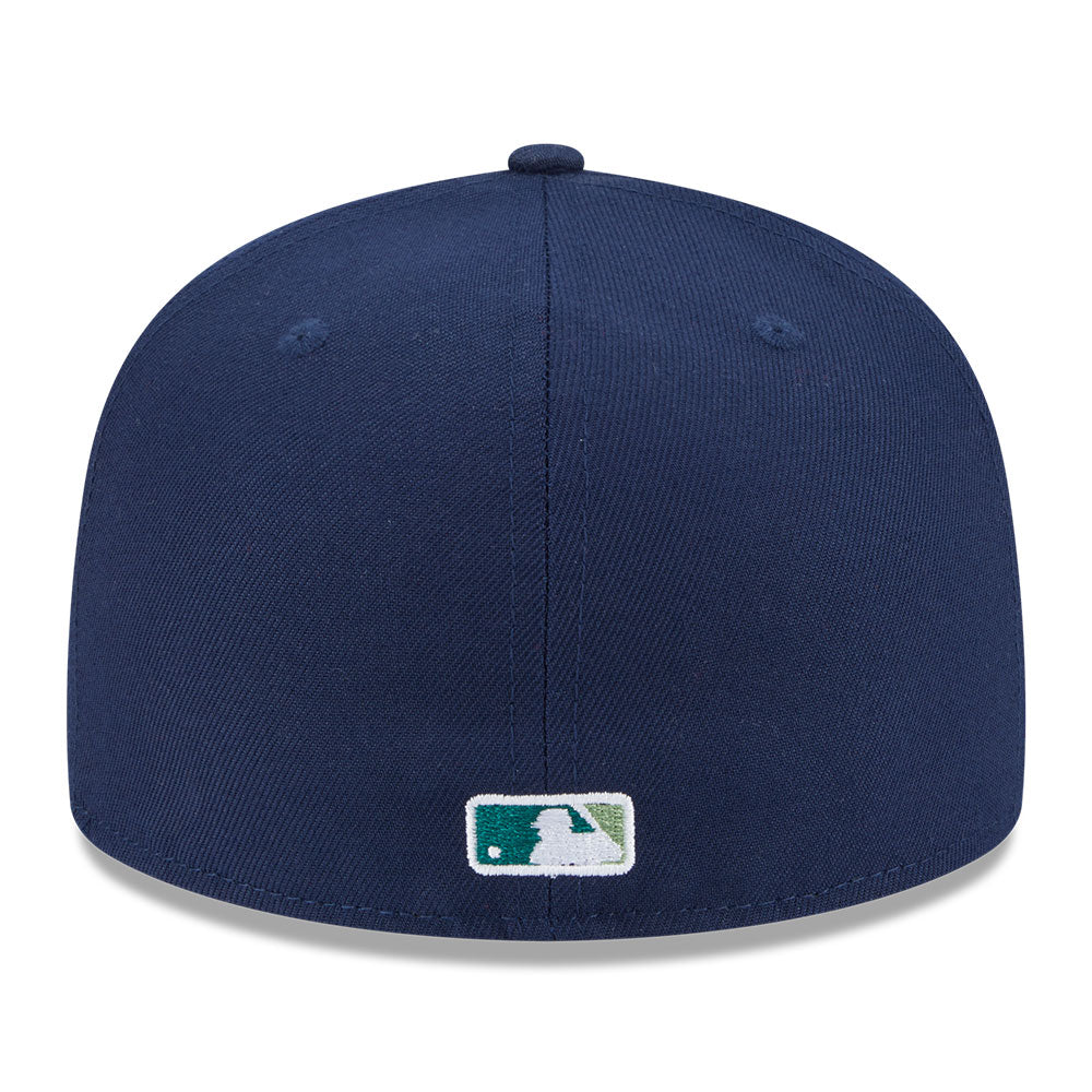 los angeles dodgers 5950 pack garden oceanside blue 59fifty fitted cap detail and color