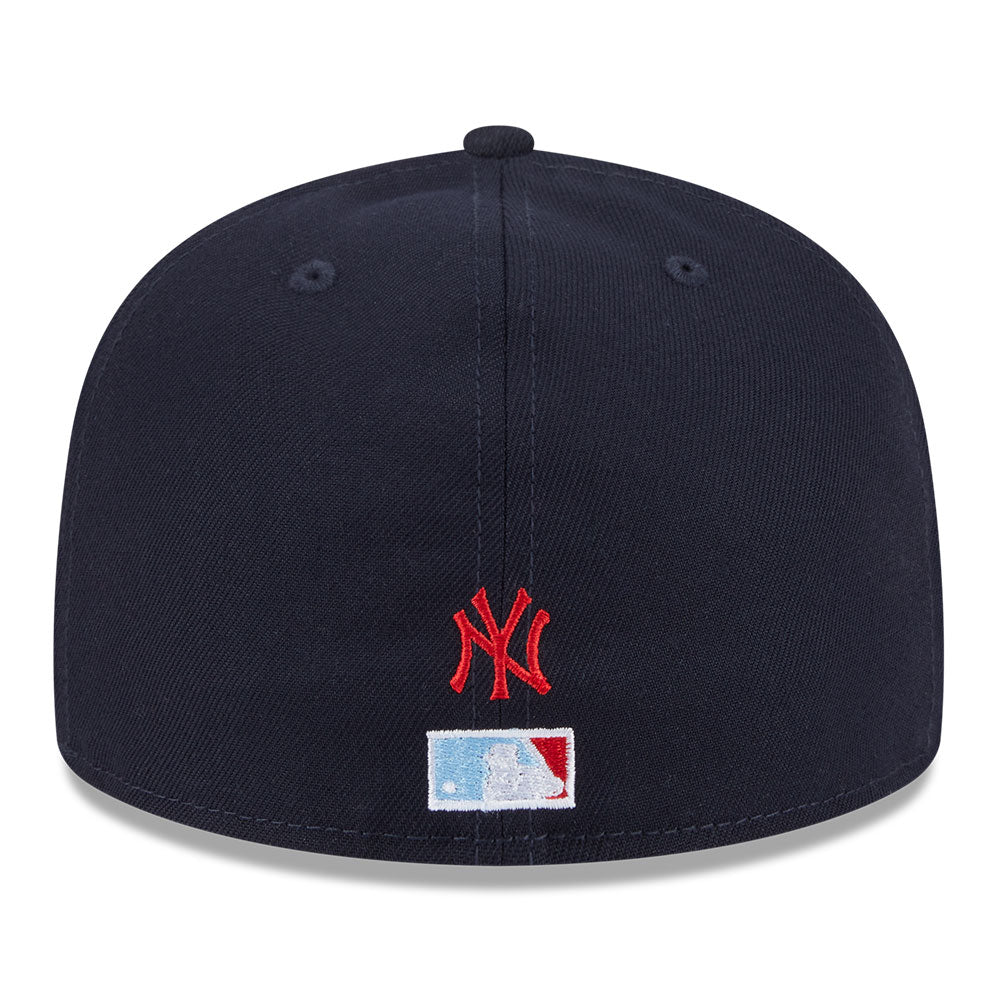 new era new york yankees 5950 pack fire navy 59fifty fitted cap opposite