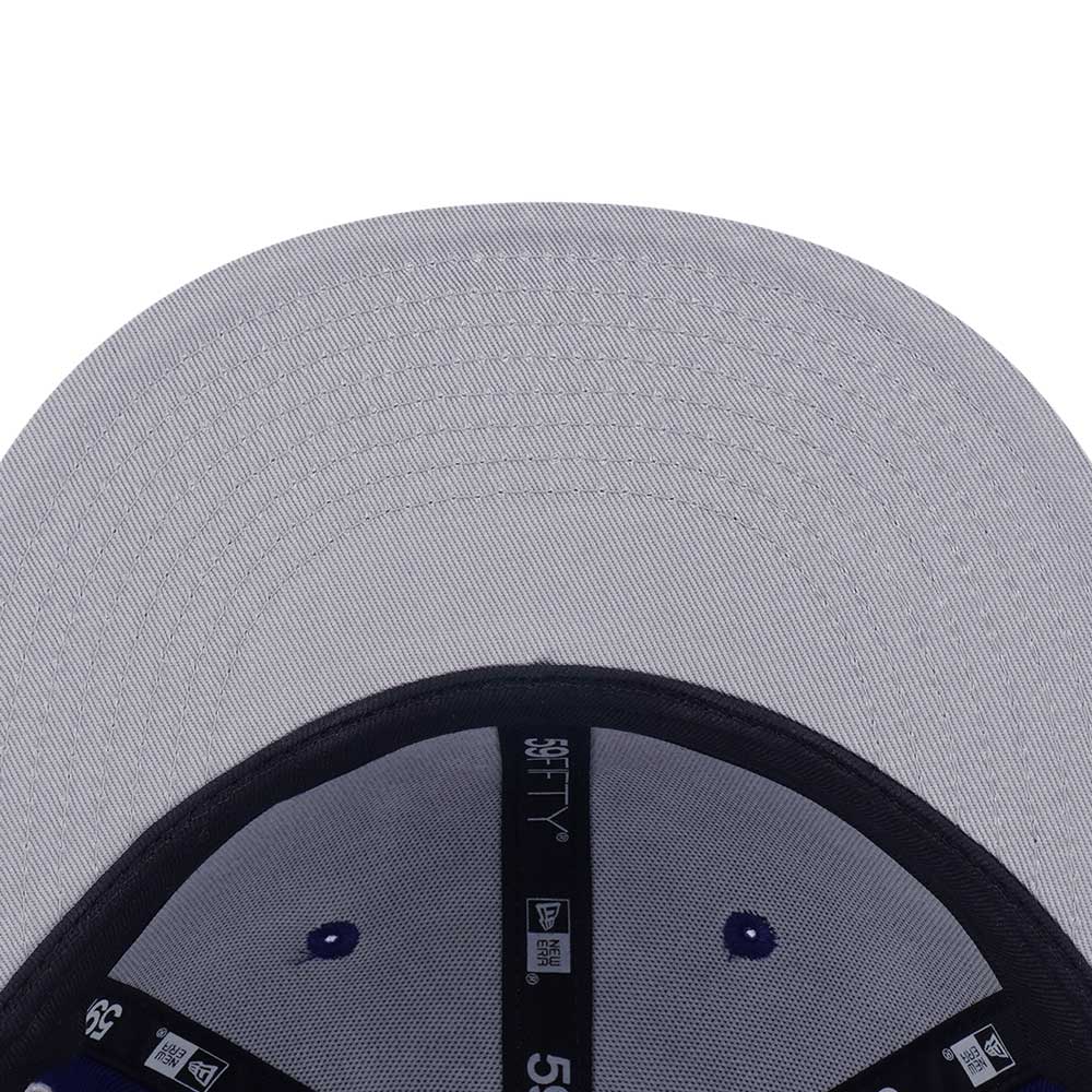 new era los angeles lakers 5950 pack fire dark royal 59fifty fitted cap side