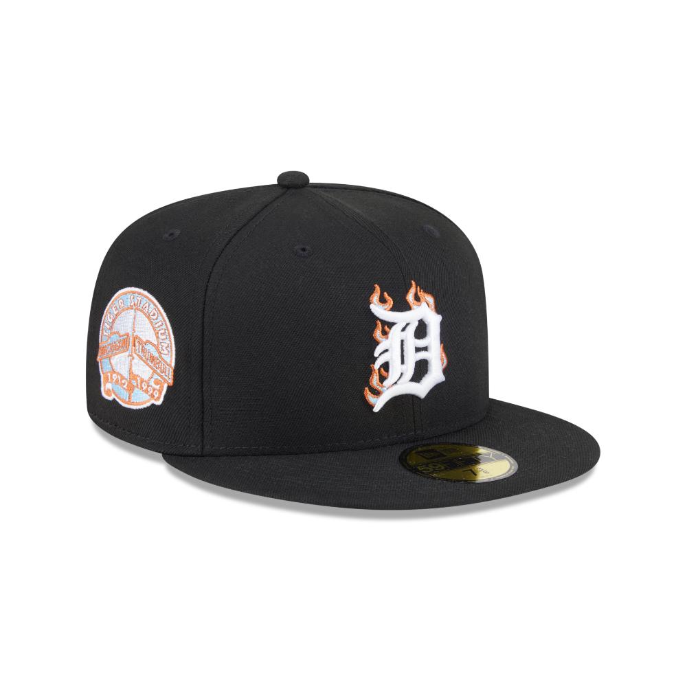 Black baseball cap with logos on a white background