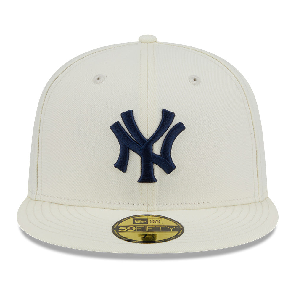 new york yankees 5950 pack city series chrome white 59fifty fitted cap logo and print