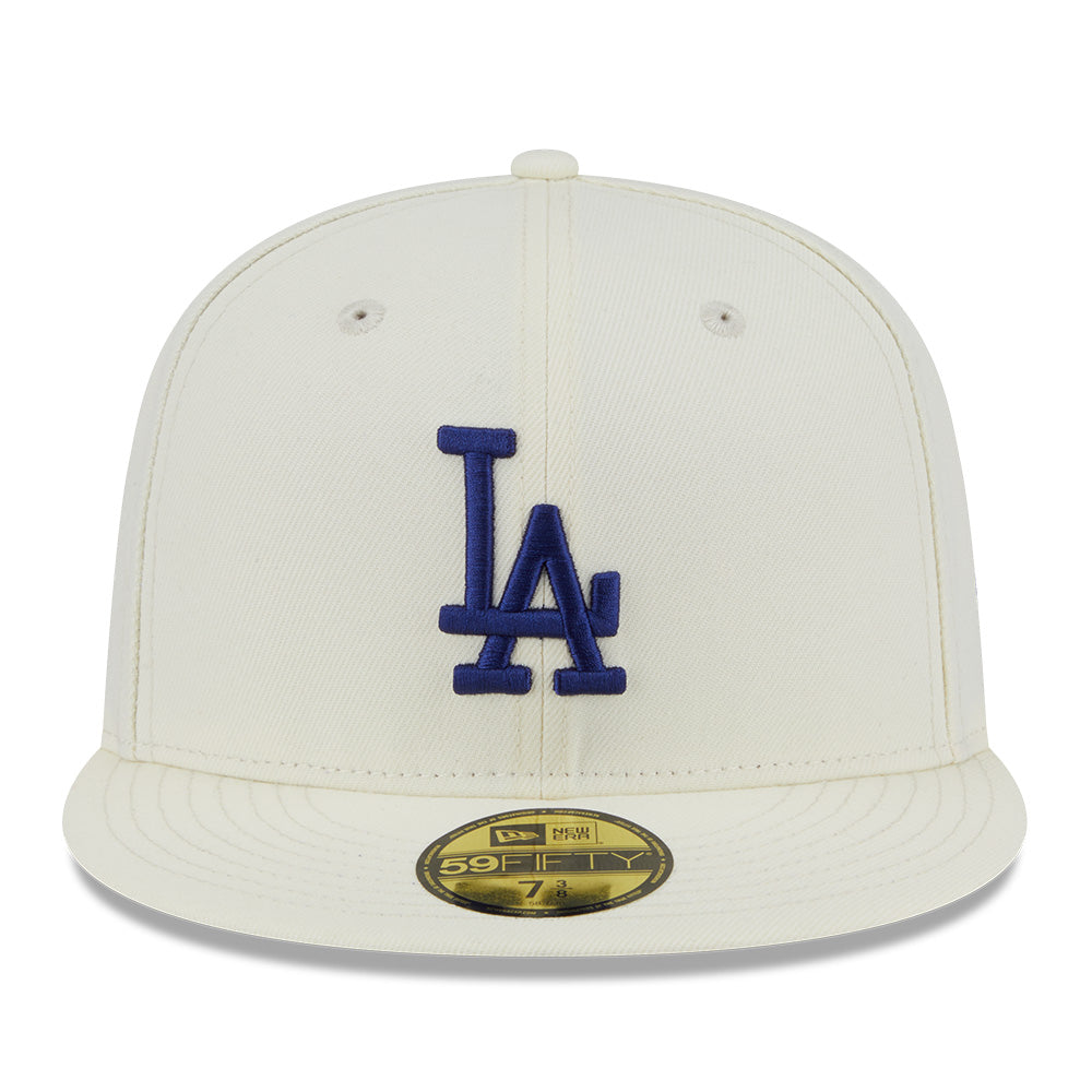 los angeles dodgers 5950 pack city series chrome white 59fifty fitted cap logo and print