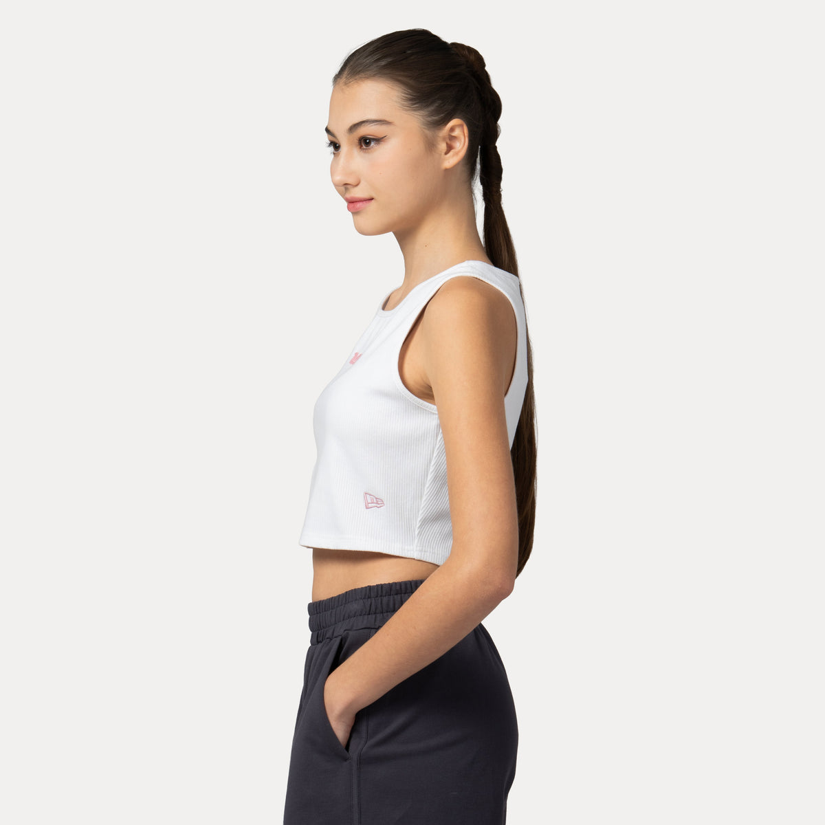 Script Jelly Pack SS26 White Women Tank Top