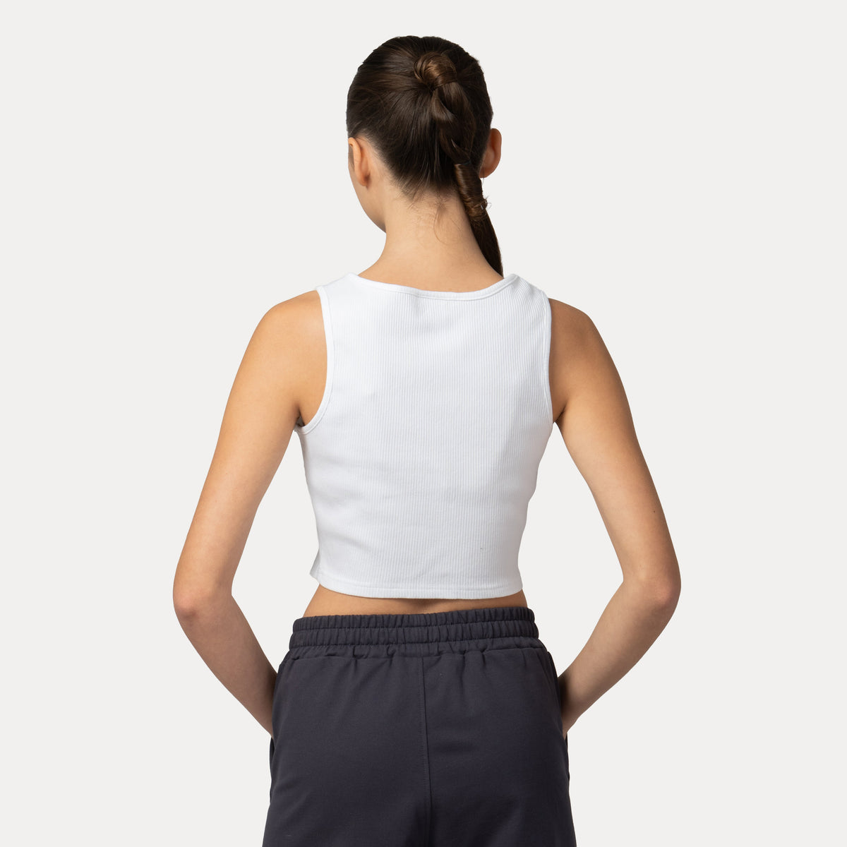 Script Jelly Pack SS26 White Women Tank Top