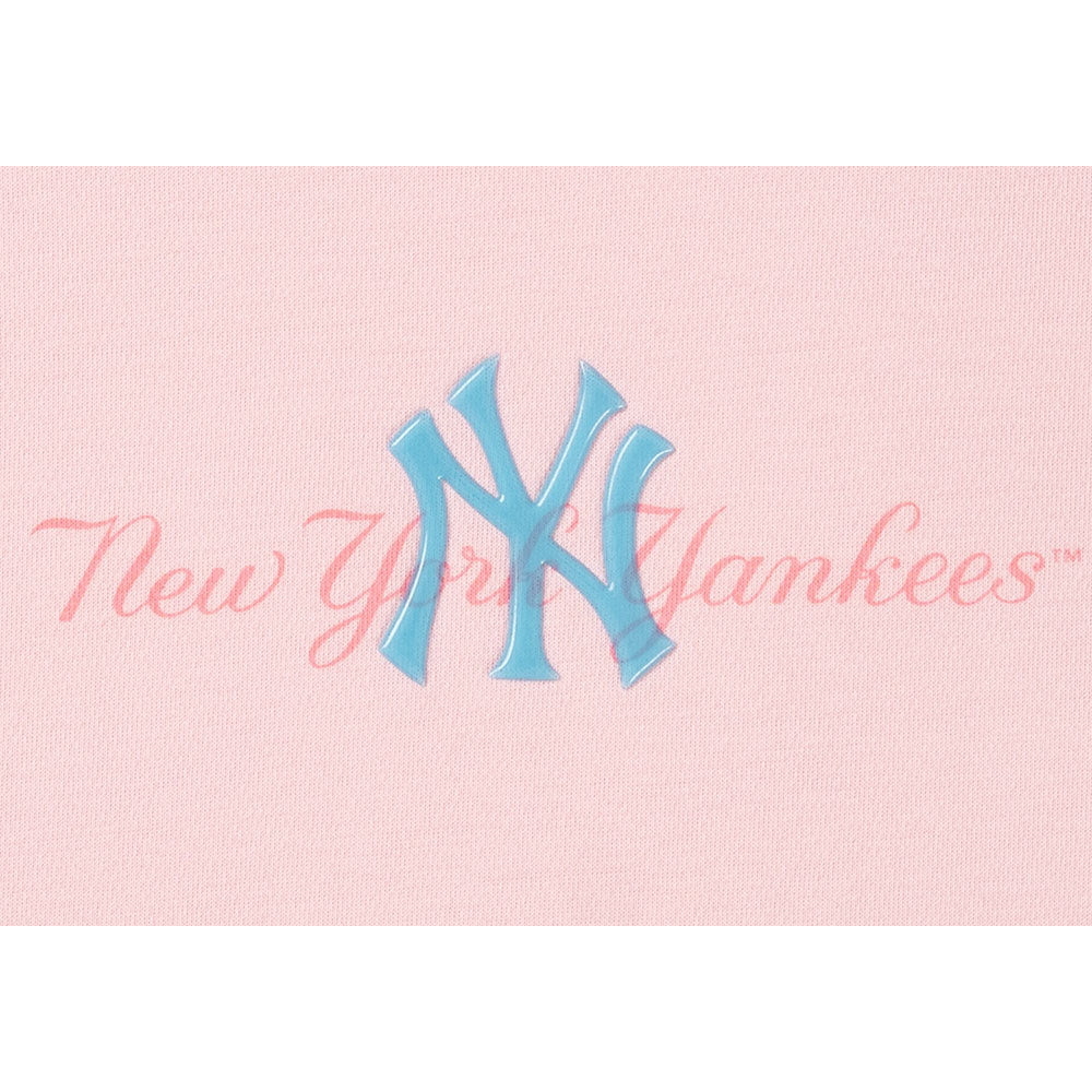 New York Yankees Jelly Pack SS26 Pink Women Short Sleeve Boxy T-Shirt
