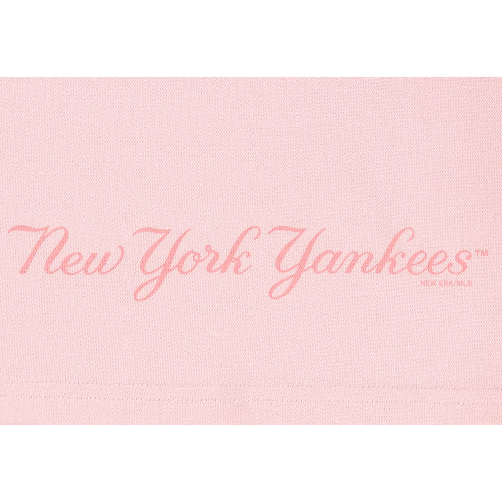 New York Yankees Jelly Pack SS26 Pink Women Short Sleeve Boxy T-Shirt