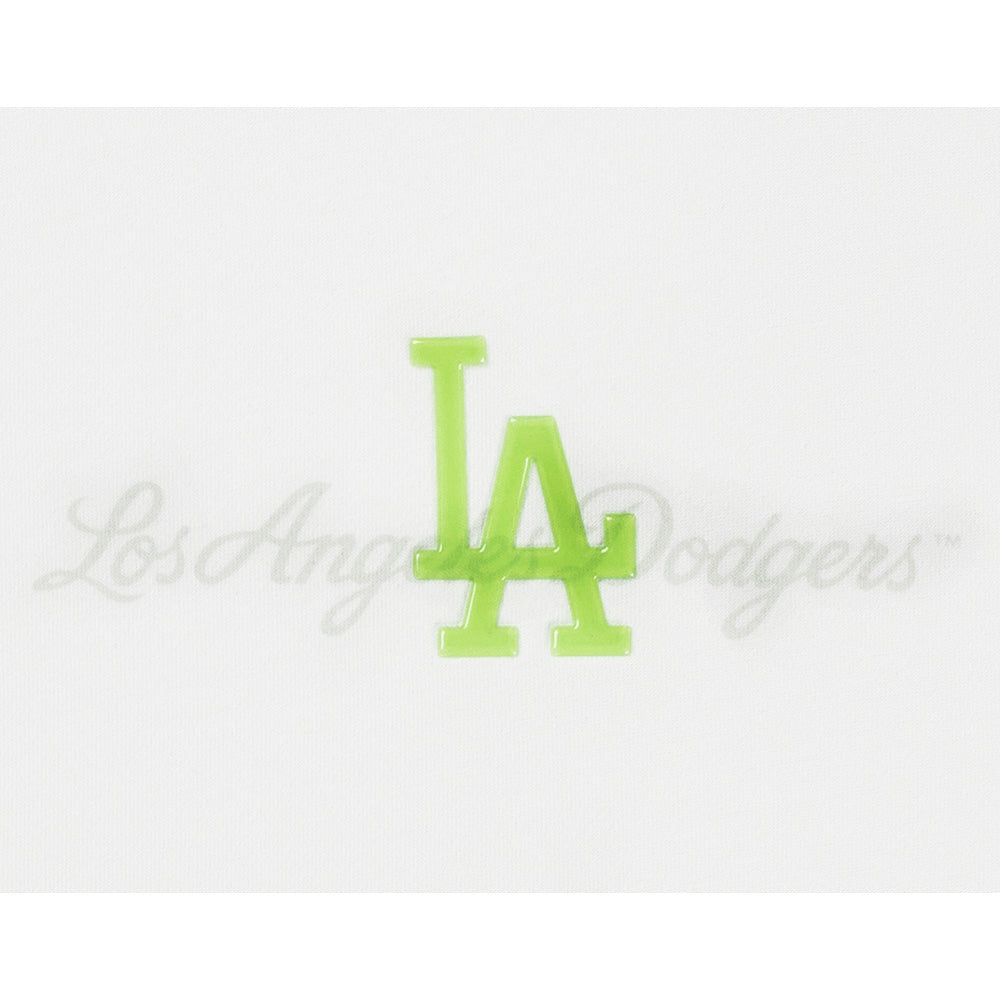 Los Angeles Dodgers Jelly Pack SS26 White Women Short Sleeve Boxy T-Shirt