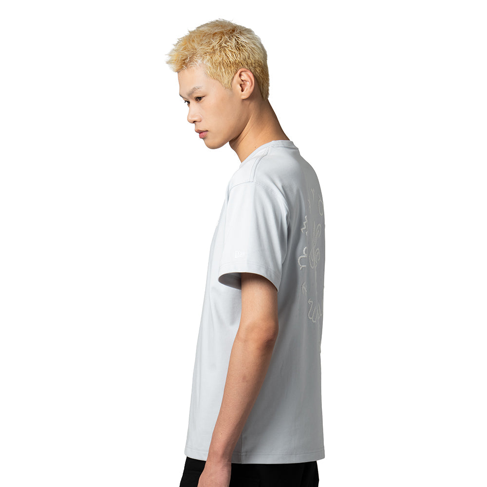 zodiac sign pack ss26 silver snow coolera short sleeve t shirt back