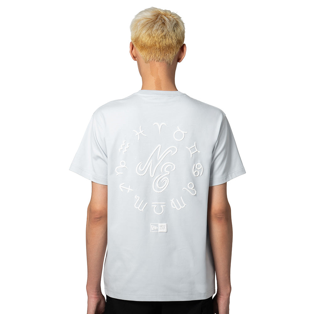 zodiac sign pack ss26 silver snow coolera short sleeve t shirt with print