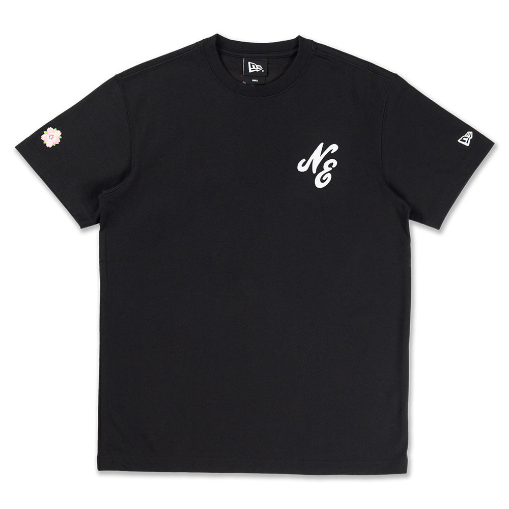 New Era Script Sakura Pack SS26 Black COOLERA Short Sleeve T-Shirt
