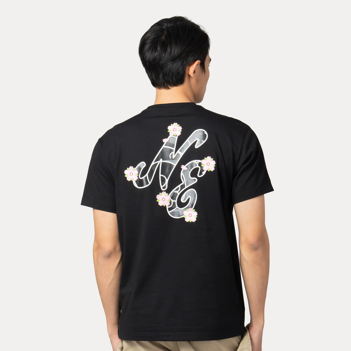 New Era Script Sakura Pack SS26 Black COOLERA Short Sleeve T-Shirt