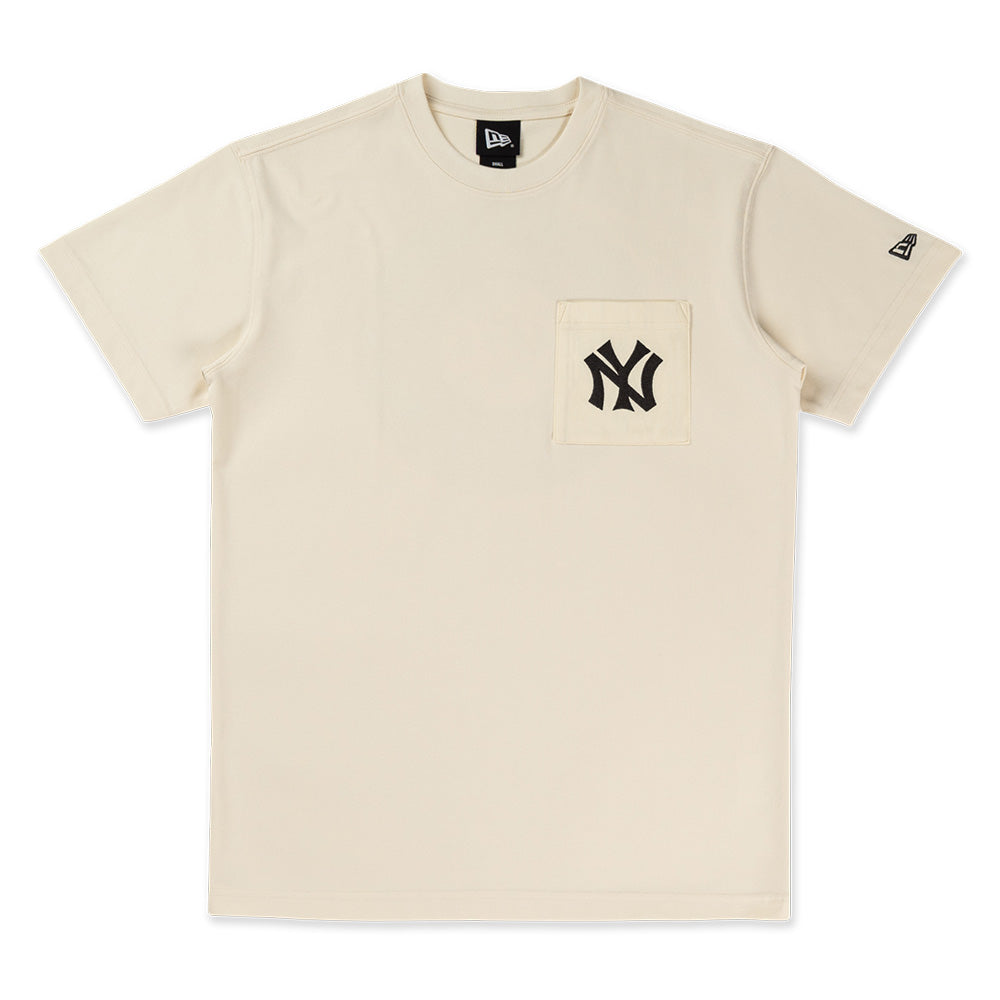 New York Yankees 5950 Pack Stripes Chrome White COOLERA Short Sleeve T-Shirt
