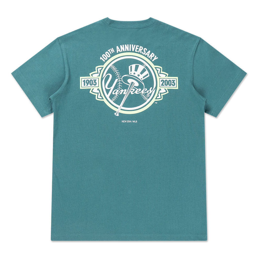 new york yankees 5950 pack garden pine needle green collera short sleeve t shirt