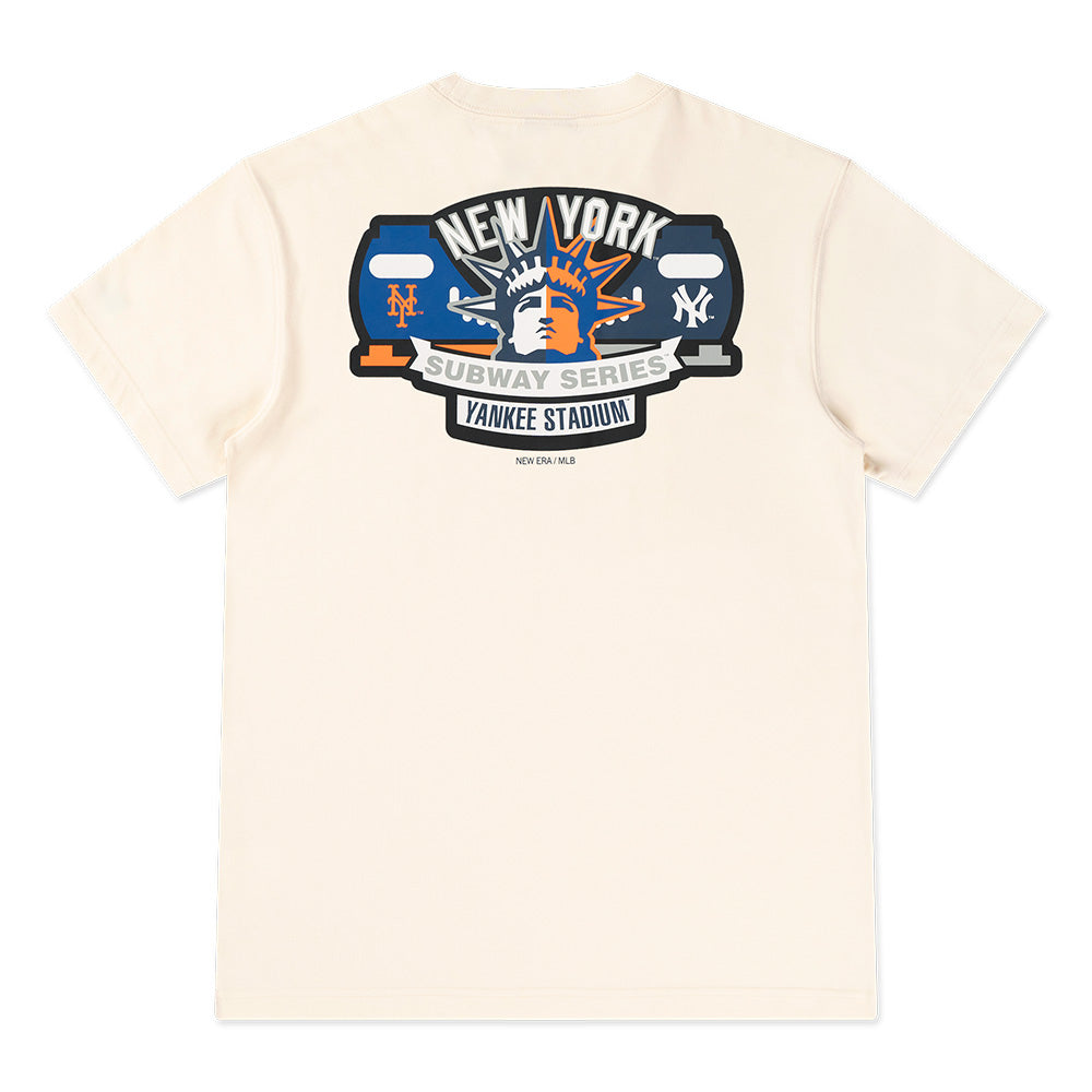 new york yankees 5950 pack city series chrome white coolera short sleeve t shirt back
