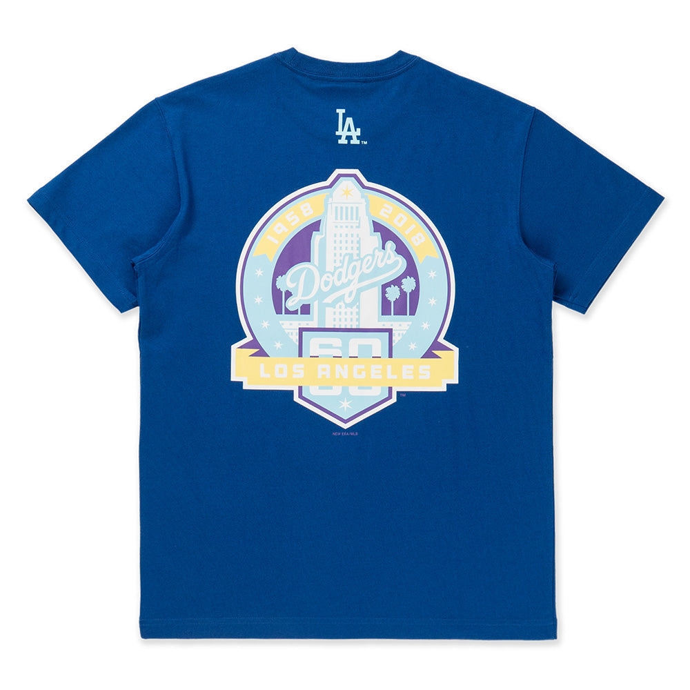 New Era Los Angeles Dodgers 5950 Pack Fire Dark Royal COOLERA Short Sleeve T-Shirt