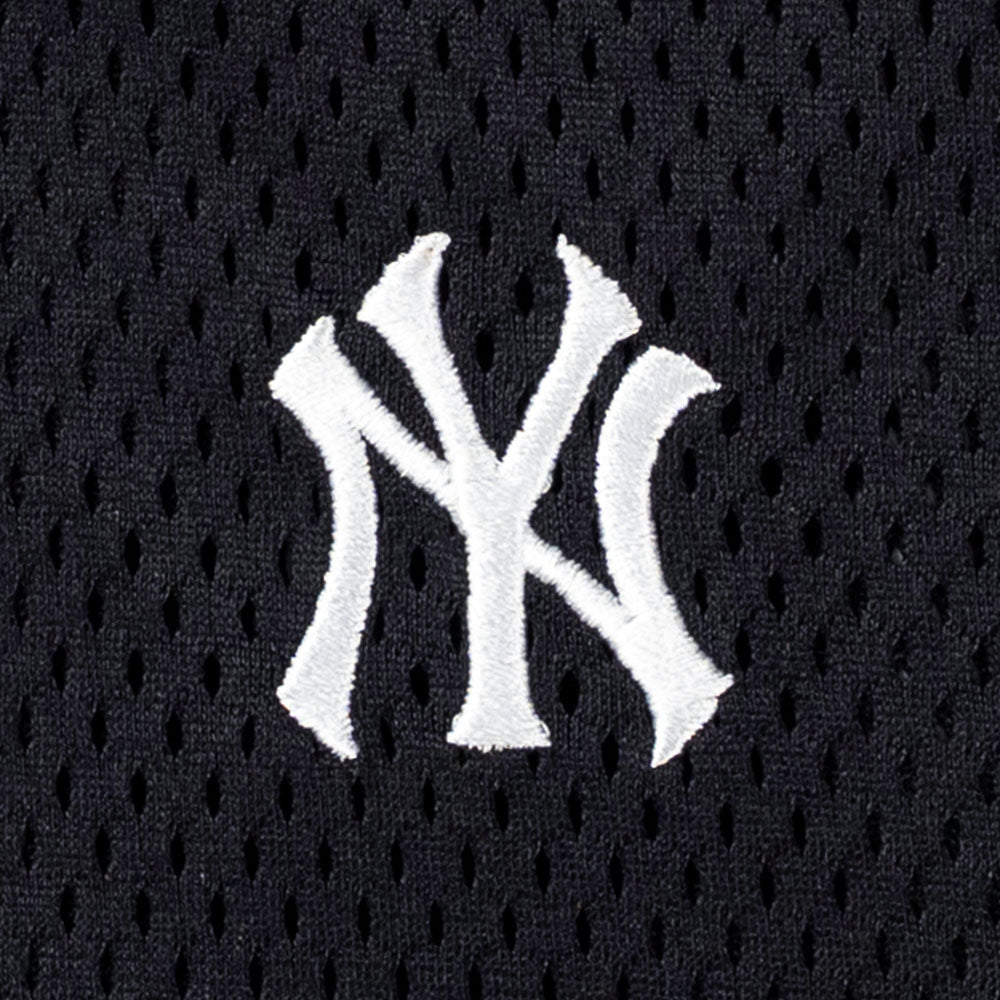 new york yankees mix league cross panels black oversized short sleeve t shirt