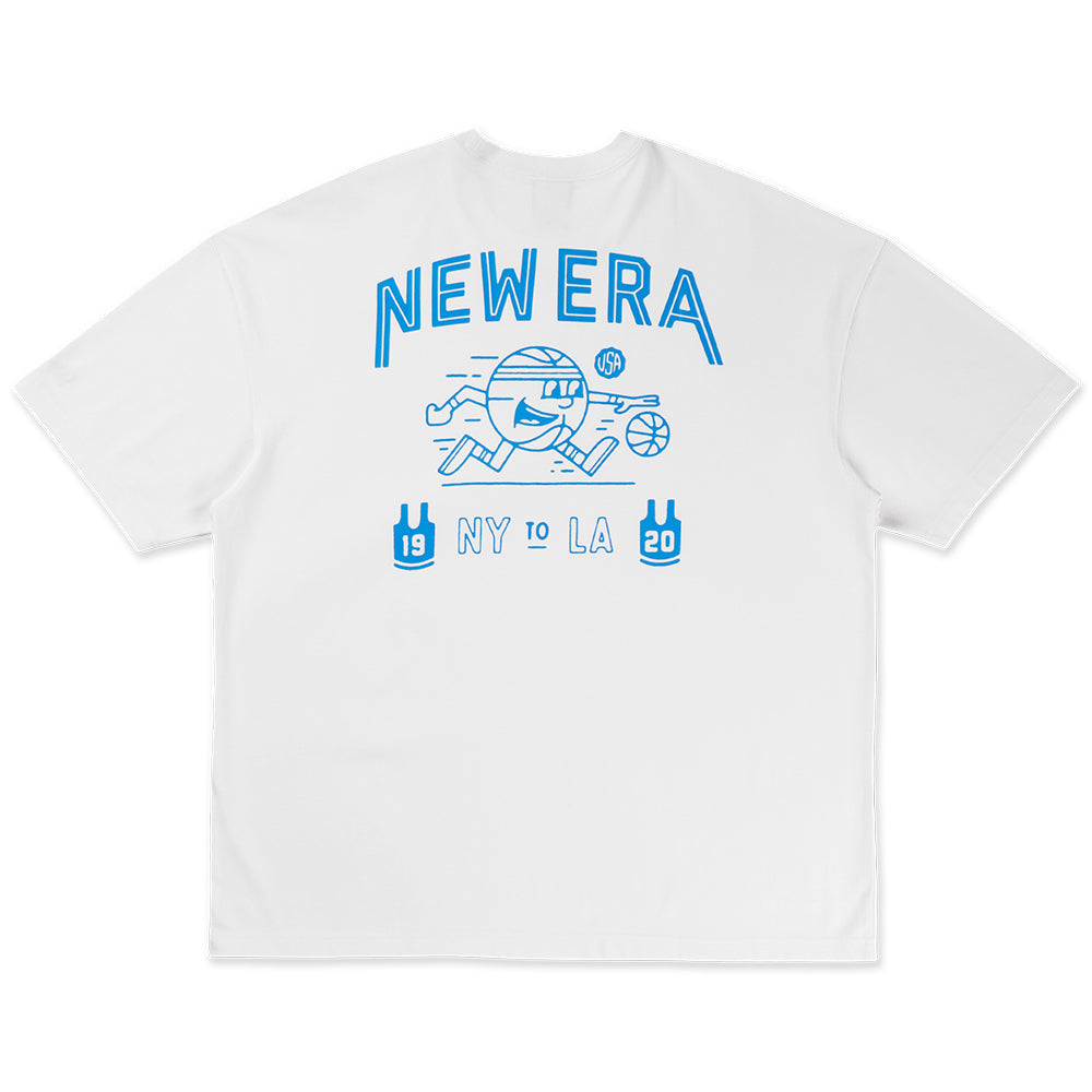 Wordmark Graphic Pack White COOLERA Oversized Short Sleeve T-Shirt