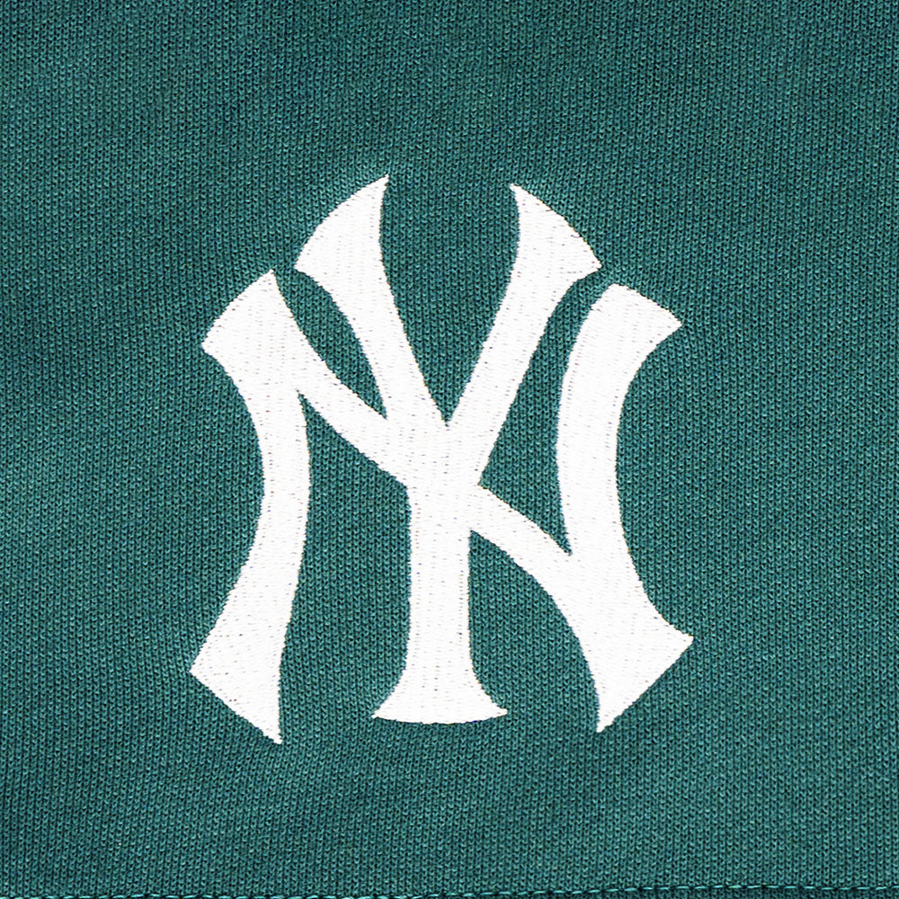 New York Yankees Color Era SS26 Pine Needle Green Knit Shorts