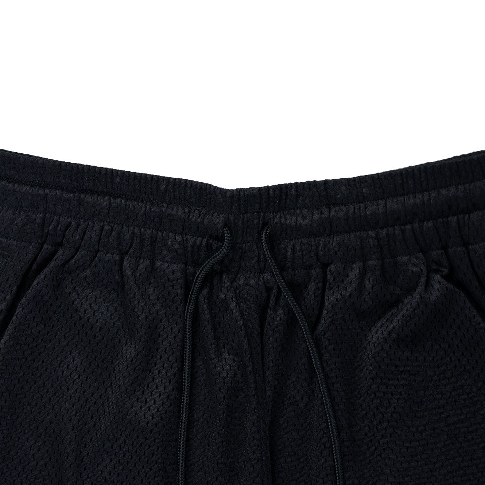 new york yankees mix league cross panels black basketball shorts side