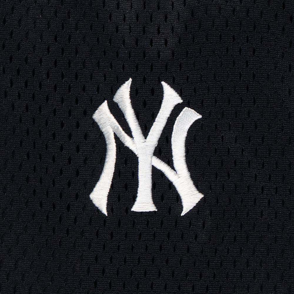 new york yankees mix league cross panels black basketball shorts